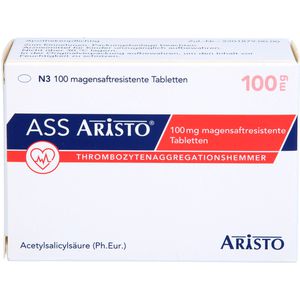 Ass Aristo 100 mg magensaftresistente Tabletten 100 St