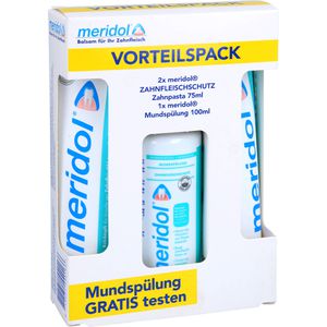MERIDOL Zahnpasta Vorteilspack+100 ml Spülung