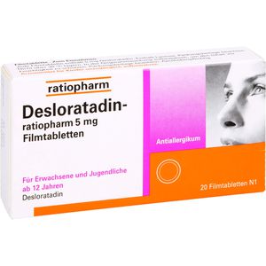 DESLORATADIN-ratiopharm 5 mg Filmtabletten