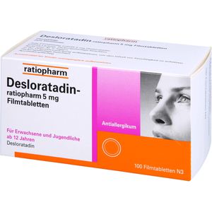 Desloratadin-ratiopharm 5 mg Filmtabletten 100 St