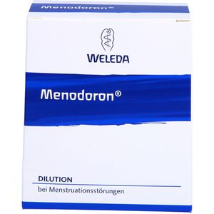 Weleda Menodoron Dilution 100 ml Menstruationsbeschwerden Zyklusregulierung Homöopathisches Arzneimittel Menstruationsstörungen Pflanzliche Wirkstoffe