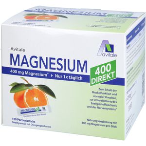 MAGNESIUM 400 direkt Orange Portionssticks