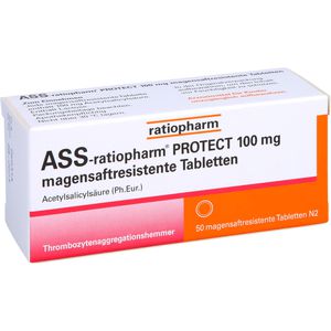 ASS-ratiopharm PROTECT 100 mg magensaftr.Tabletten