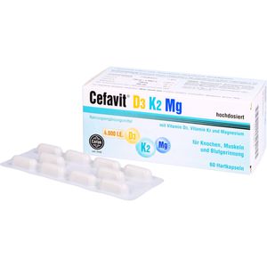 CEFAVIT D3 K2 Mg 4.000 I.E. Hartkapseln