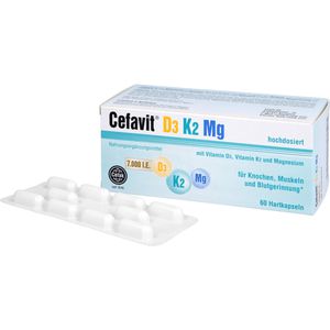 CEFAVIT D3 K2 Mg 7.000 I.E. Hartkapseln