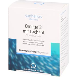 SANHELIOS Omega-3 mit Lachsöl Kapseln