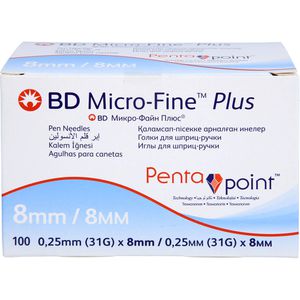 BD MICRO-FINE+ Pen-Nadeln 0,25x8 mm 31 G