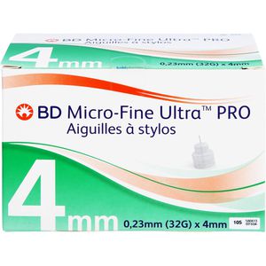 BD MICRO-FINE ULTRA PRO Pen-Nadeln 0,23x4 mm 32 G