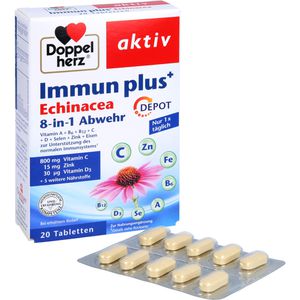 DOPPELHERZ Immun plus Echinacea Depot Tabletten