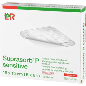SUPRASORB P sensitive PU-Schaumv.bor.lite 15x15cm