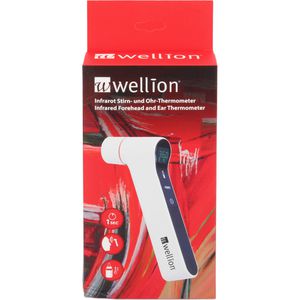 WELLION Infrarot Stirn- und Ohrthermometer