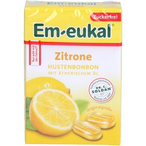 EM-EUKAL Bonbons Zitrone zuckerfrei Box