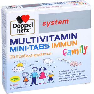DOPPELHERZ Multivitamin Mini-Tabs family system