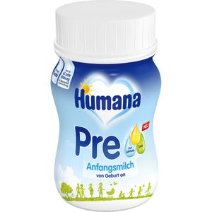 HUMANA Anfangsmilch PRE Uploaded flü.HDPE-Flasche