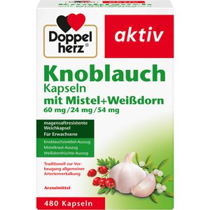 Doppelherz Knobl.Kap.m.Mistel+Weißdorn 60/24/54 mg 480 St 480 St