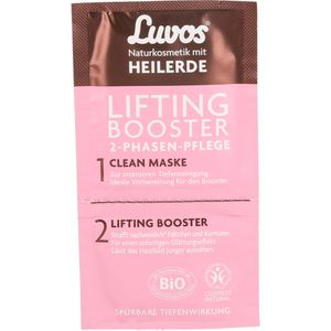 LUVOS Heilerde Lifting Booster&Clean Maske 2+7,5ml