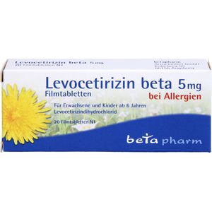 LEVOCETIRIZIN beta 5 mg Filmtabletten