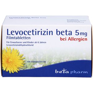 LEVOCETIRIZIN beta 5 mg Filmtabletten