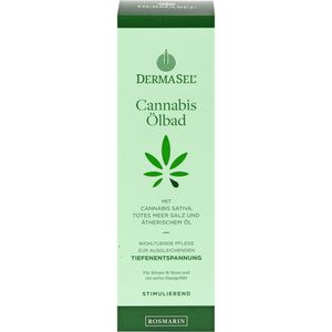 DERMASEL Cannabis Ölbad Rosmarin limited edition