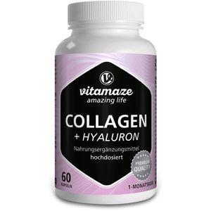 COLLAGEN 300 mg+Hyaluron 100 mg hochdosiert Kaps.
