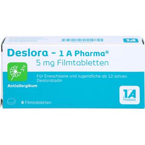 Deslora-1A Pharma 5 mg Filmtabletten 6 St 6 St