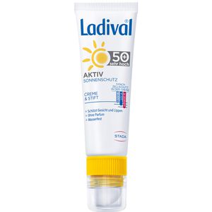 LADIVAL Aktiv Sonnenschutz Gesicht&Lippen LSF 50+