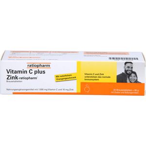 Vitamin C Plus Zink-ratiopharm Brausetabletten 20 St