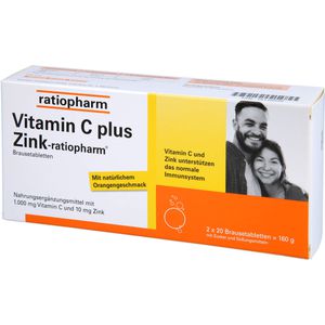 VITAMIN C PLUS Zink-ratiopharm Brausetabletten