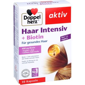 DOPPELHERZ Haar Intensiv+Biotin Kapseln