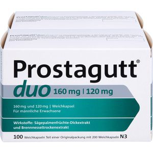 Prostagutt duo 160 mg/120 mg Weichkapseln 200 St 200 St Prostatavergrößerung gegen Prostata-Beschwerden