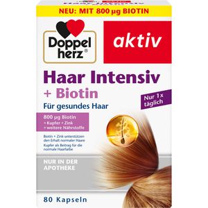 DOPPELHERZ Haar Intensiv+Biotin Kapseln