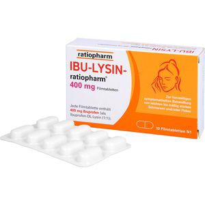 IBU-LYSIN-ratiopharm 400 mg Filmtabletten