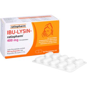 Ibu-Lysin-ratiopharm 400 mg Filmtabletten 50 St