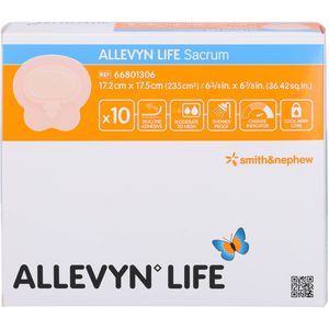 ALLEVYN Life Sacrum kl.17,2x17,5cm Silik.schaumv.