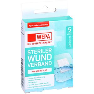 WEPA Wundverband wasserdicht 7,2x5 cm steril