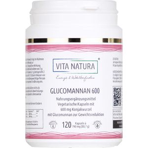 KONJAKWURZEL Glucomannan 600 mg Vegi-Kapseln