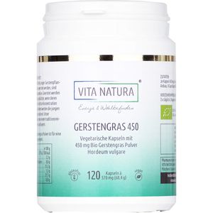 BIO GERSTENGRAS 450 mg Vegi-Kapseln