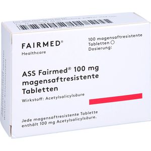 ASS Fairmed 100 mg magensaftres.Tabletten