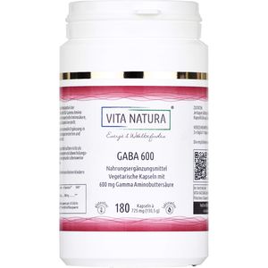 GABA GAMMA Amino-Buttersäure 600 mg Vegi-Kapseln