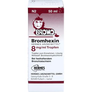 Bromhexin Hermes Arzneimittel 8 mg/ml Tropfen 50 ml 50 ml