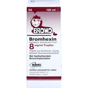 Bromhexin Hermes Arzneimittel 8 mg/ml Tropfen 100 ml 100 ml