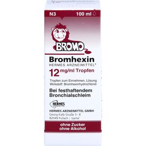 BROMHEXIN Hermes Arzneimittel 12 mg/ml Tropfen