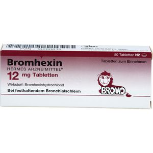 Bromhexin Hermes Arzneimittel 12 mg Tabletten 50 St 50 St