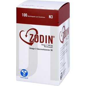 Zodin Omega-3 1000 mg Weichkapseln 100 St