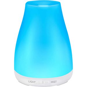 AROMA DIFFUSER f.ätherische Öle 150 ml LED weiß