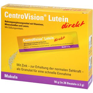 Centrovision Lutein direkt Granulat 28 St