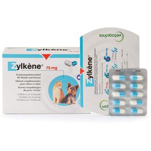 ZYLKENE 75 mg Erg.Futterm.Kapseln f.Hunde/Katzen