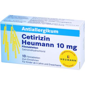 CETIRIZIN Heumann 10 mg Filmtabletten