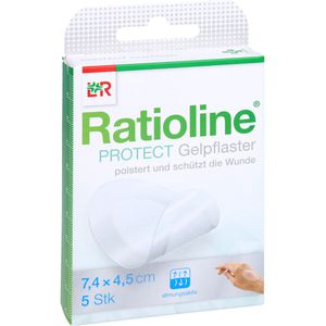 RATIOLINE protect Gelpflaster 4,5x7,4 cm