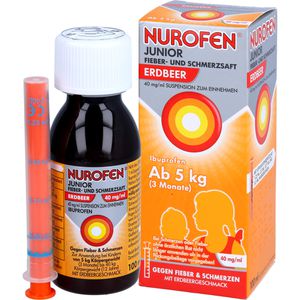 NUROFEN Junior Fieber-u.Schmerzsaft Erdbe.40 mg/ml